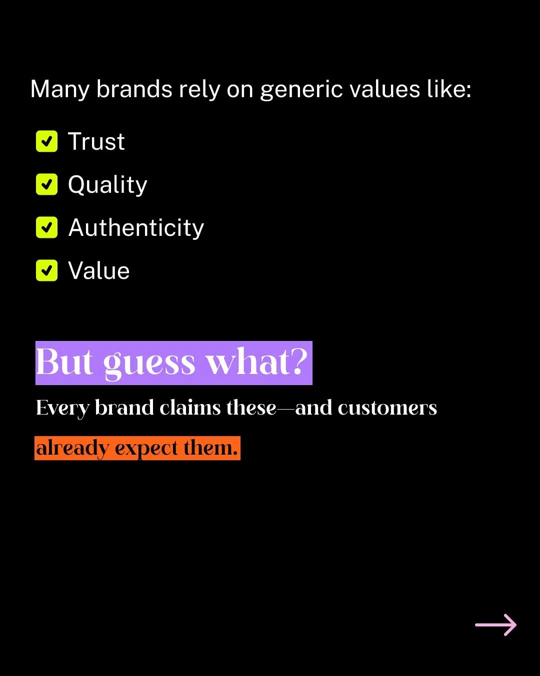 A brand promise isn't a tagline — it's a debt — original Instagram carousel, slide 5 of 17