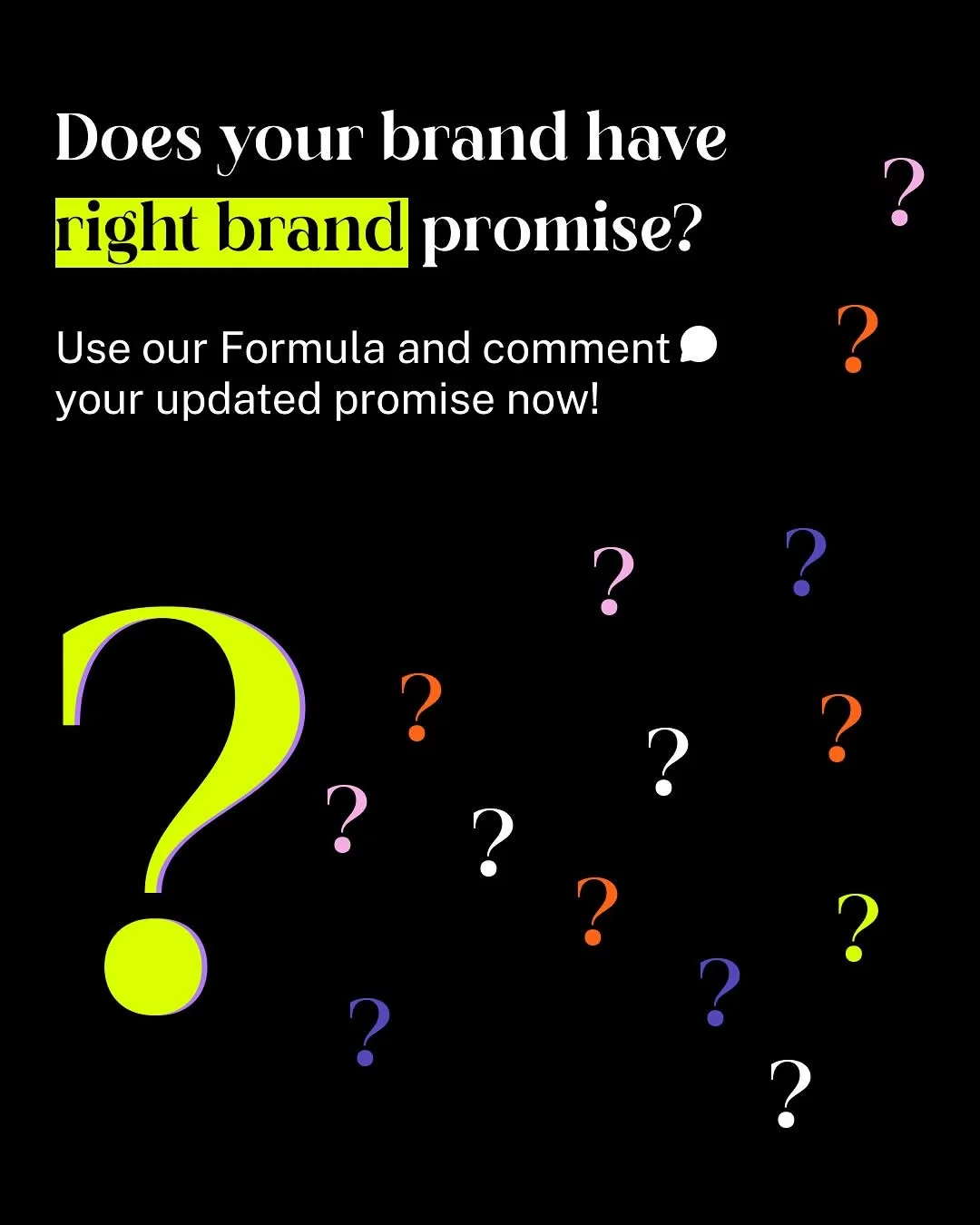 A brand promise isn't a tagline — it's a debt — original Instagram carousel, slide 17 of 17