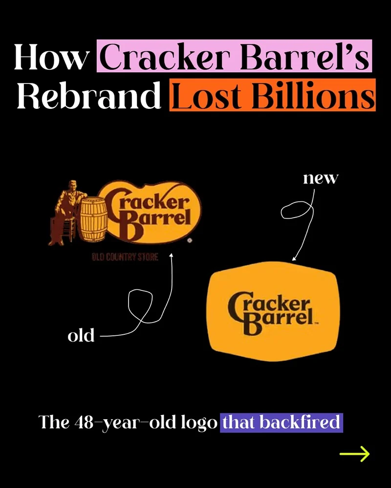 Cracker Barrel rebrand carousel cover