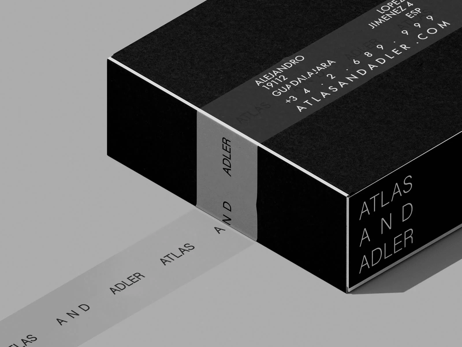 Atlas & Adler — brand identity detail 3