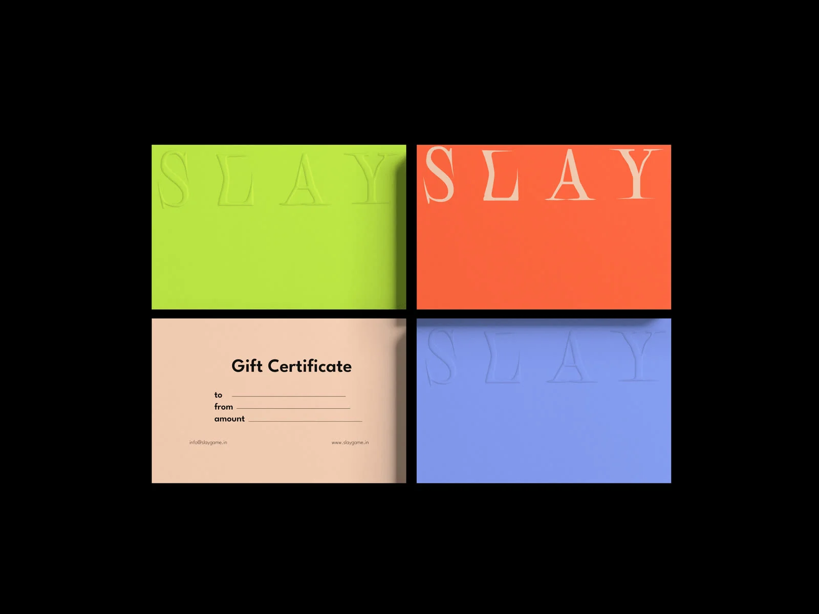 Slay — brand identity detail 5